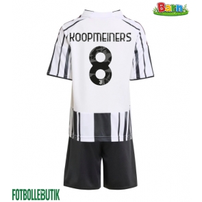 Juventus Teun Koopmeiners #8 Hemmaställ Barn 2025-26 Kortärmad (+ Korta byxor)